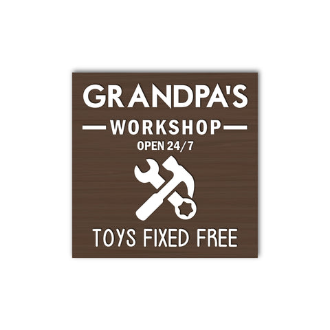 Grandpa's Workshop Open 24/7 Toys Fixed Free