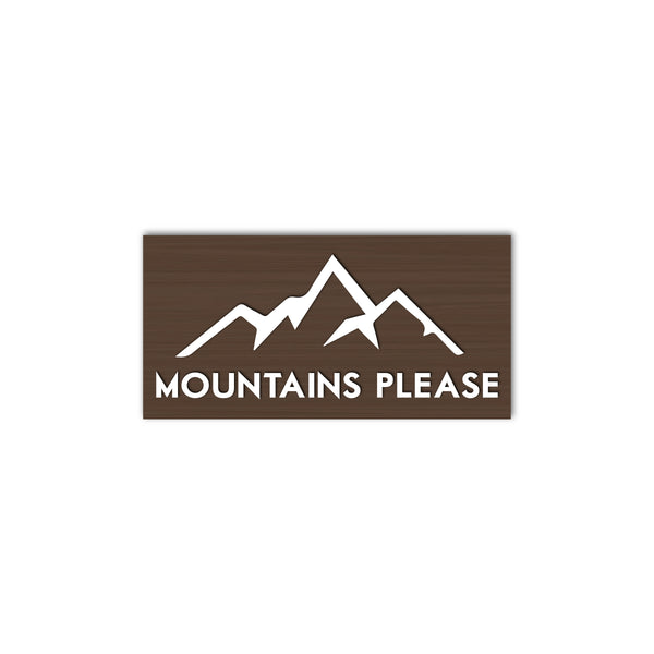 Mountains Please